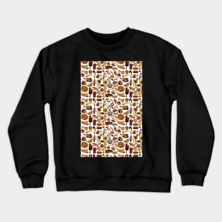 pastry colorful pattern Crewneck Sweatshirt